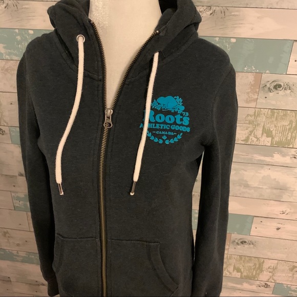 Grey roots zip up hoodie - Picture 2 of 7